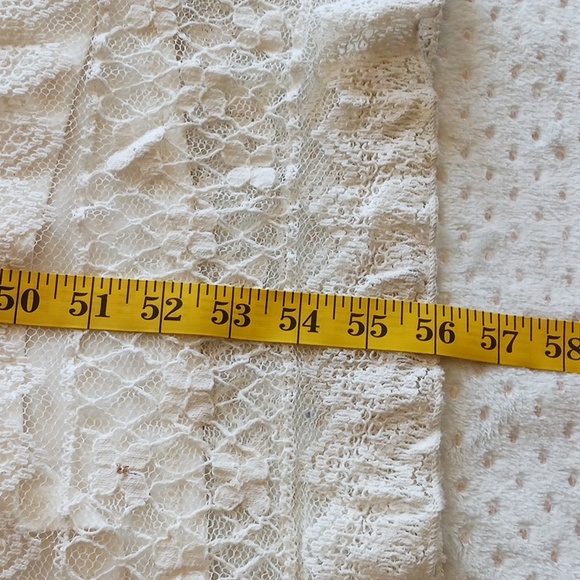 Absolutely gorgeous off white Hippie boho chic Lacey maxi dress Size small - Picture 7 of 16